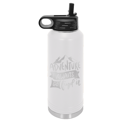 Adventure Awaits Water Bottle