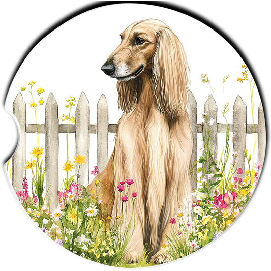 Afghan Hound Car Coaster