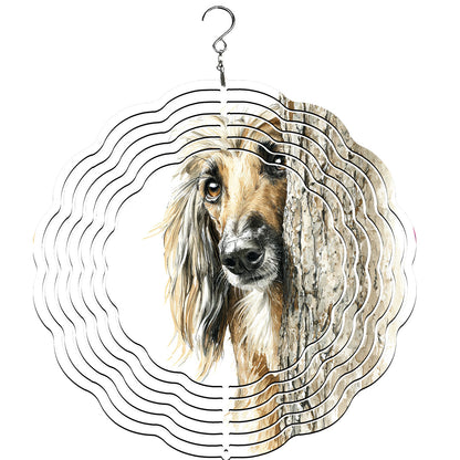 Afghan Hound Wind Spinner