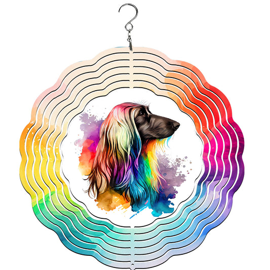 Afghan Hound Wind Spinner