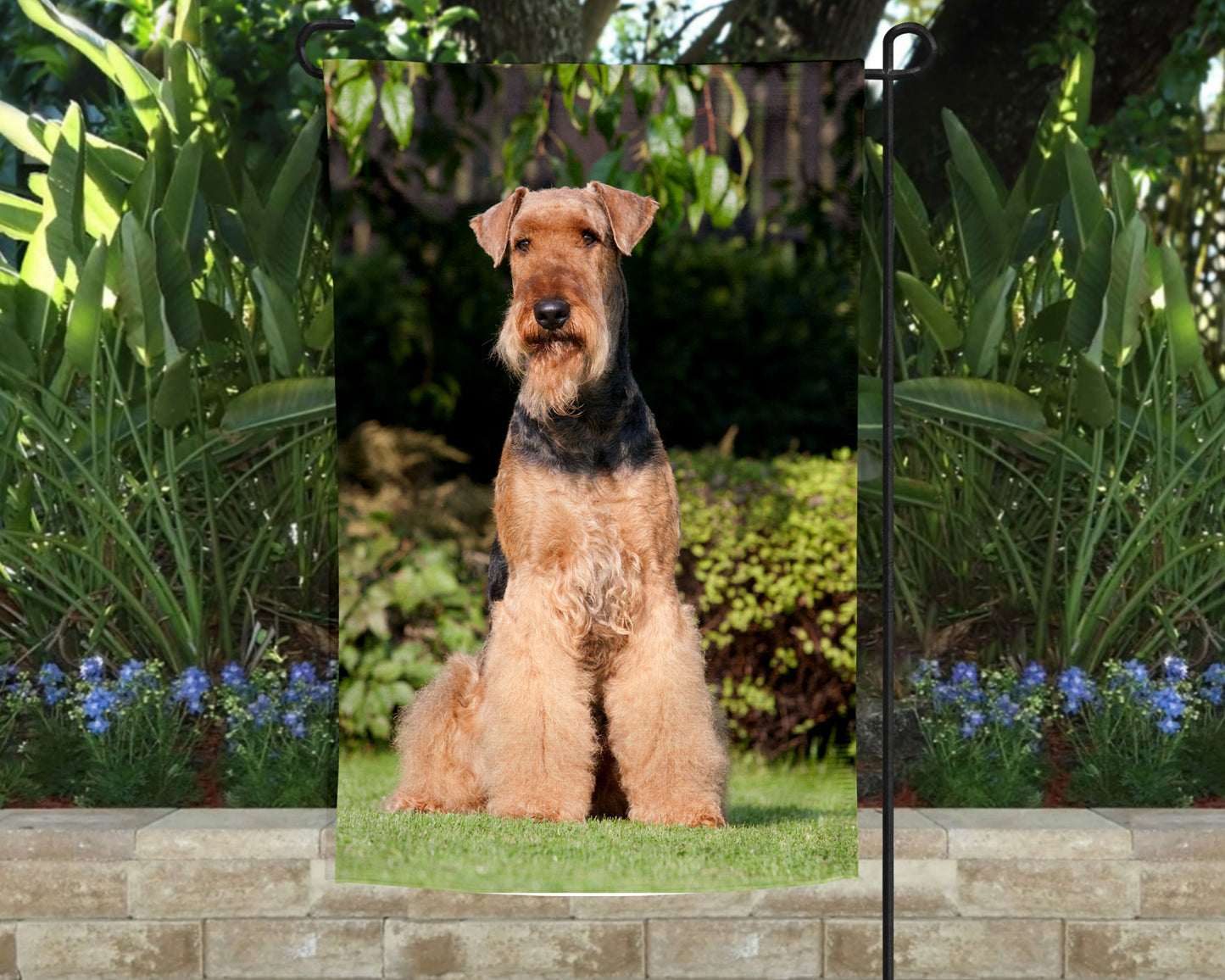 Airedale Garden Flag