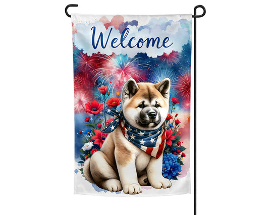 Akita Garden Flag