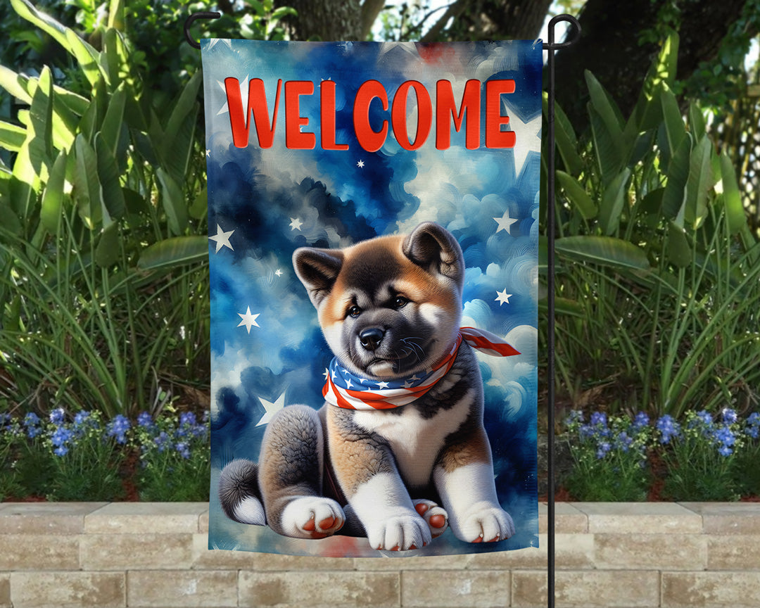 Akita Garden Flag
