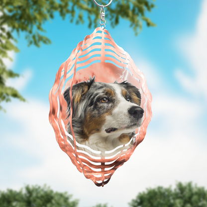 Australian Shepherd Wind Spinner