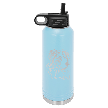 Australian Shepherd Water Bottle
