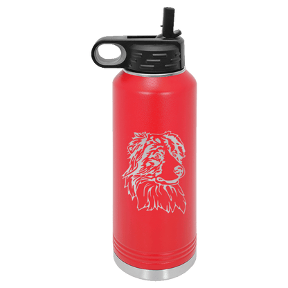 Australian Shepherd Water Bottle