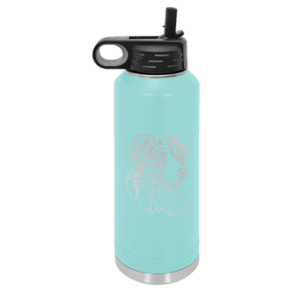 Australian Shepherd Water Bottle