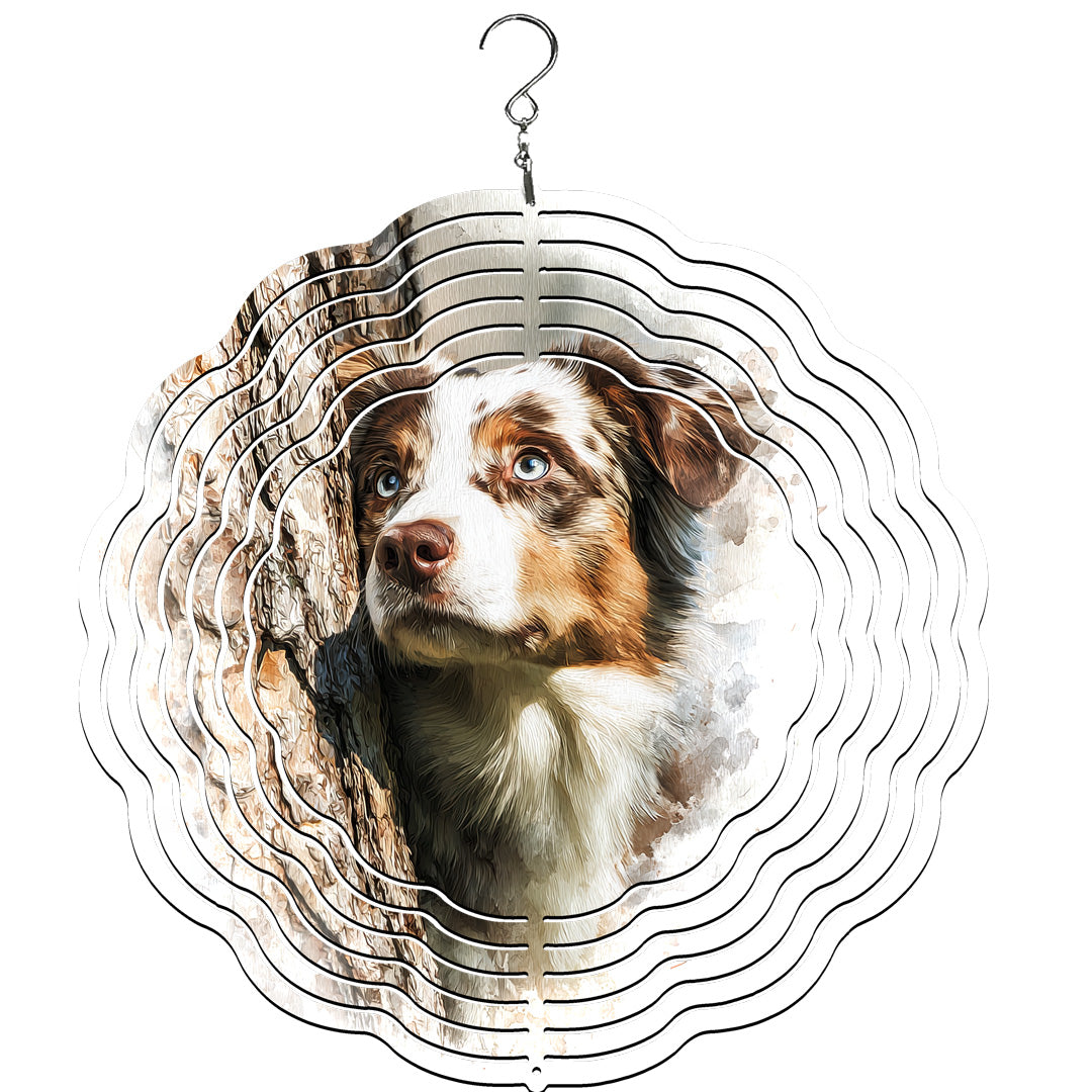 Australian Shepherd Wind Spinner