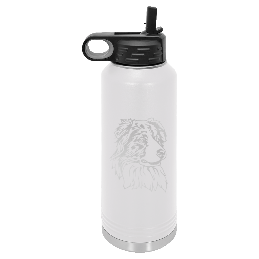 Australian Shepherd Water Bottle