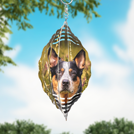 Australian Cattle Dog Wind Spinner