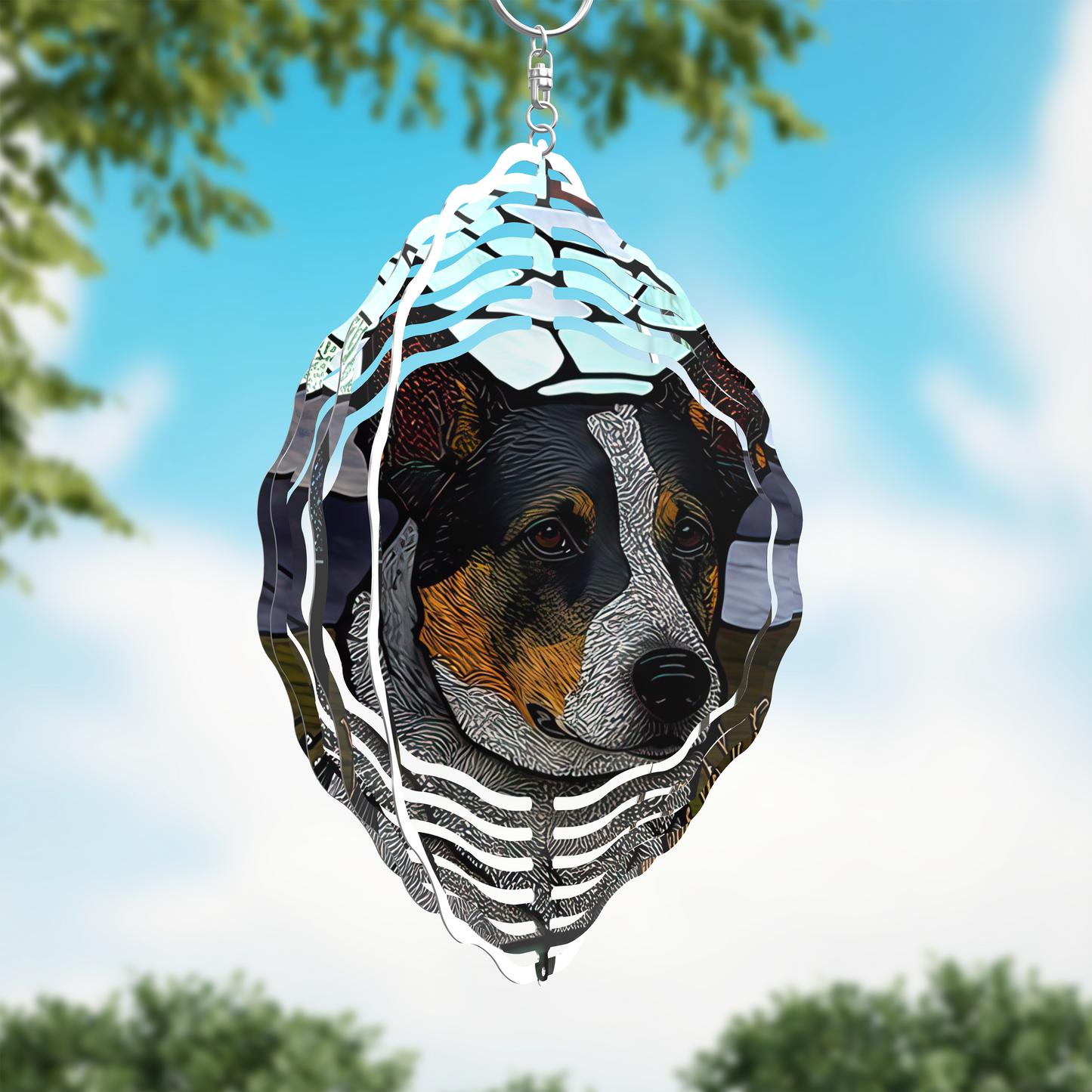 Australian Cattle Dog Wind Spinner