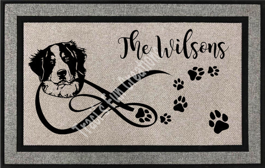 Bernese Mountain Dog Door Mat