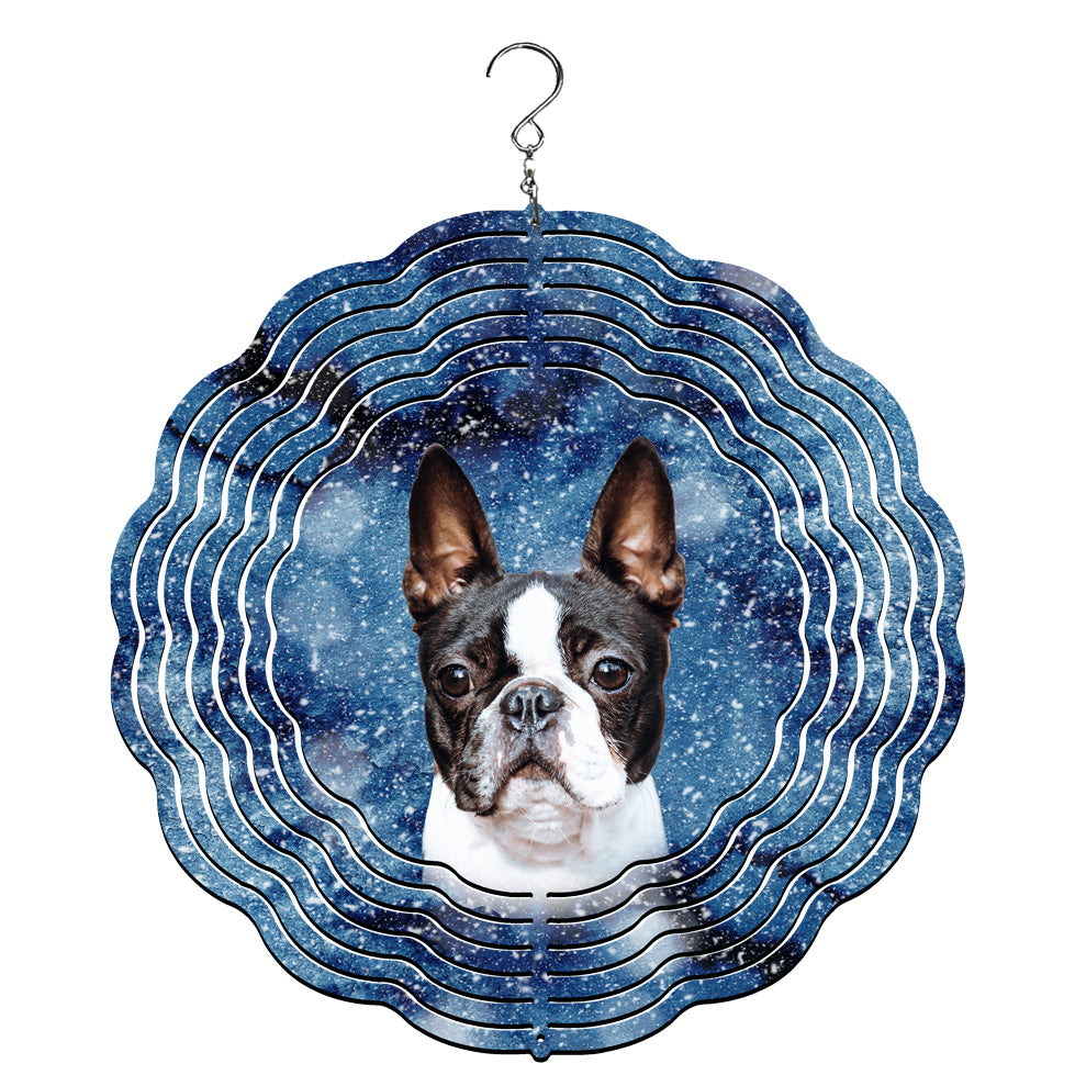 Boston Terrier Wind Spinner