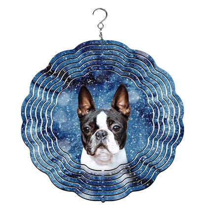 Boston Terrier Wind Spinner