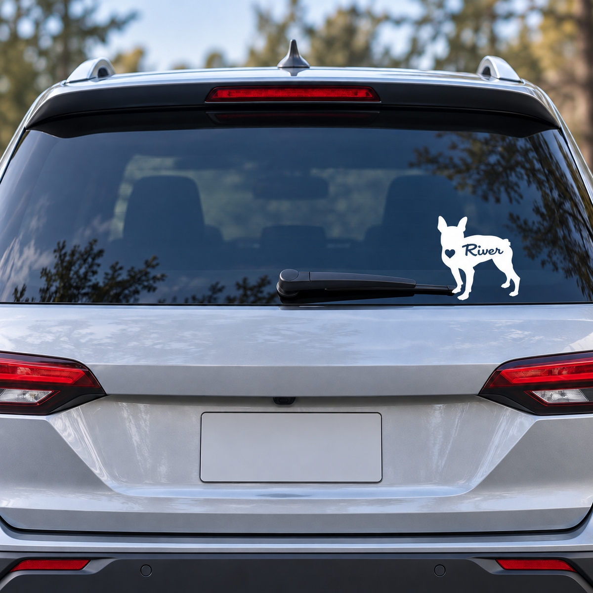 Boston Terrier Vinyl Decal Sticker