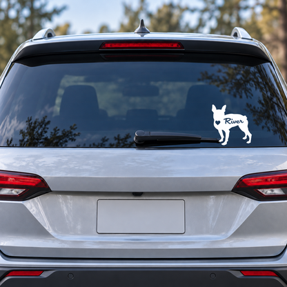 Boston Terrier Vinyl Decal Sticker