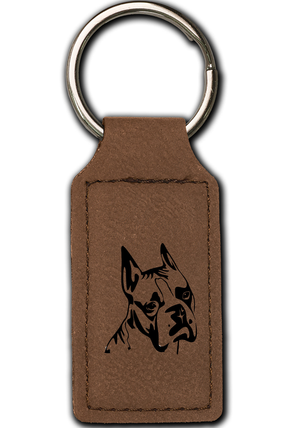 Boxer Leatherette Key Chain