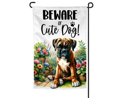 Boxer Garden Flag