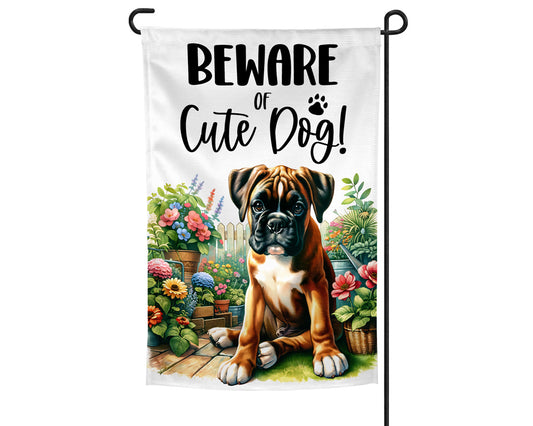 Boxer Garden Flag