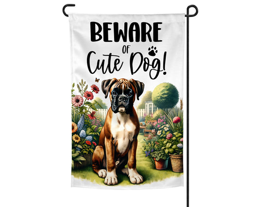 Boxer Garden Flag