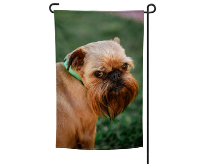 Brussels Griffon Garden Flag