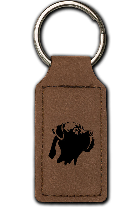 Cane Corso Leatherette Key Chain