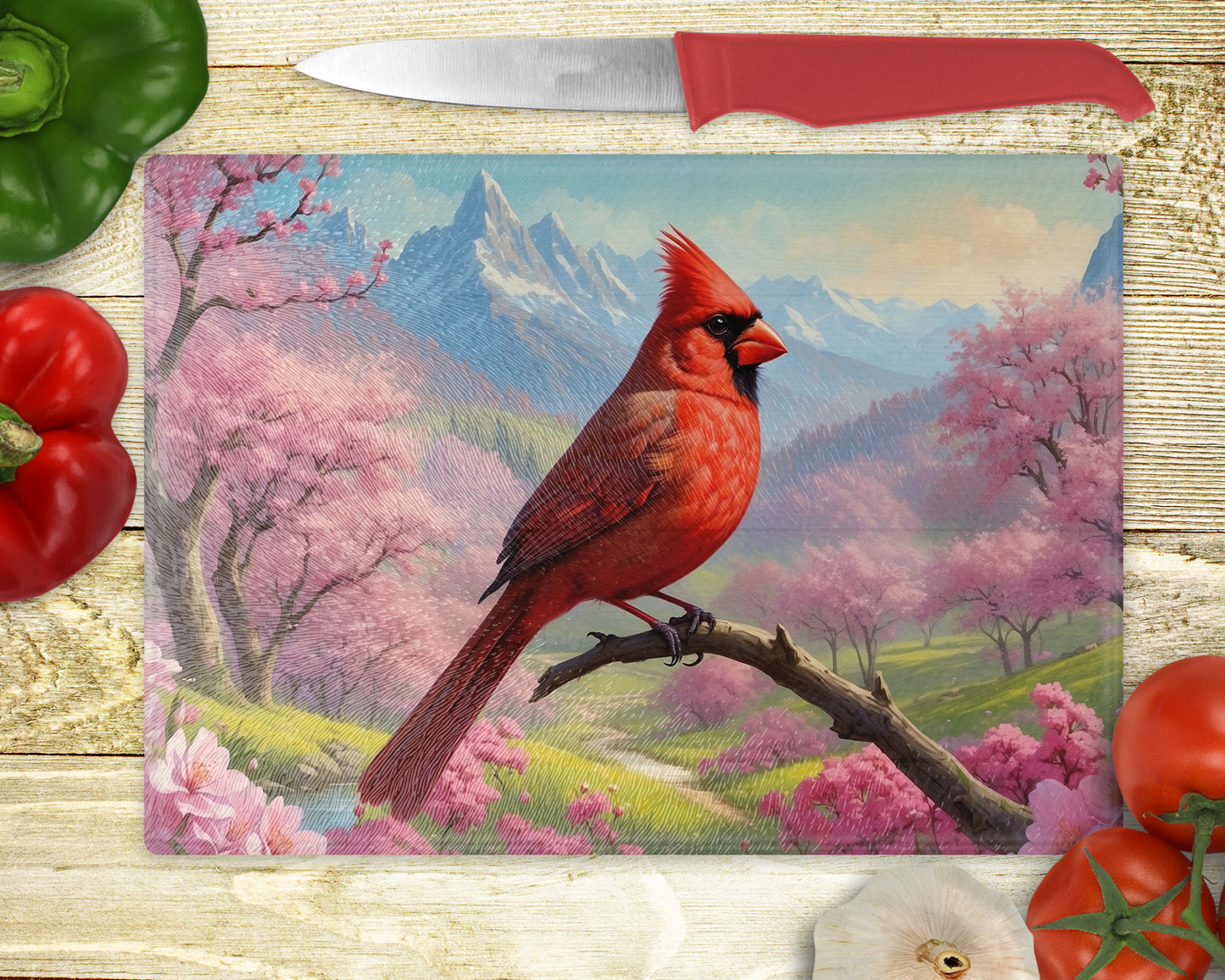 Cardinal Cutting Board