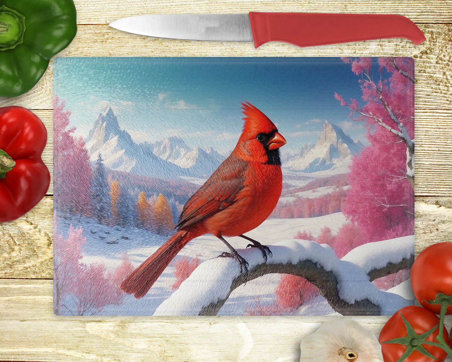 Cardinal Cutting Board