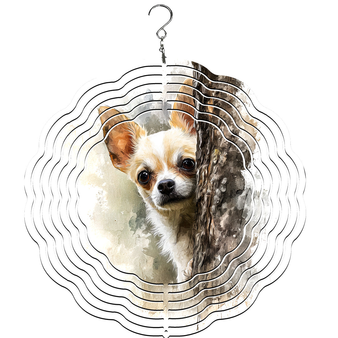 Chihuahua Wind Spinner