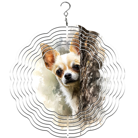 Chihuahua Wind Spinner