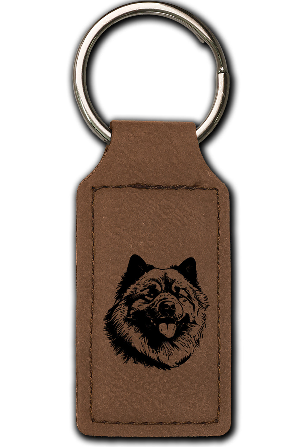 Chow Leatherette Key Chain