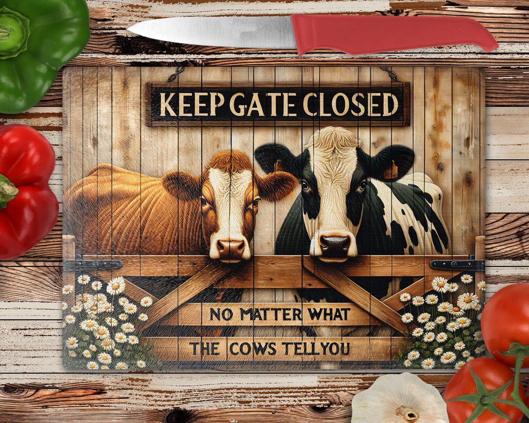 Cow Cutting Board