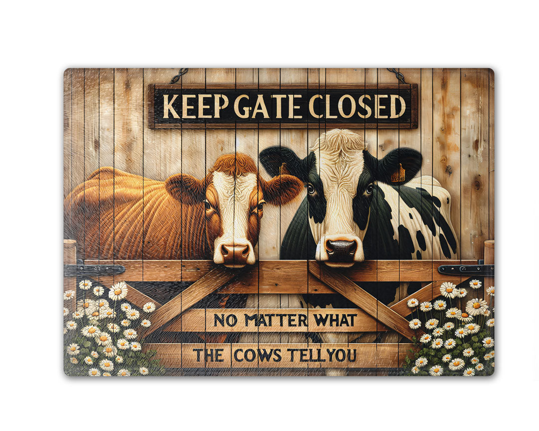 Cow Cutting Board