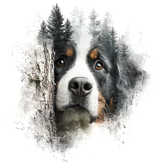 Bernese Mountain Dog Car Coaster