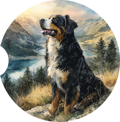 Bernese Mountain Dog Car Coaster