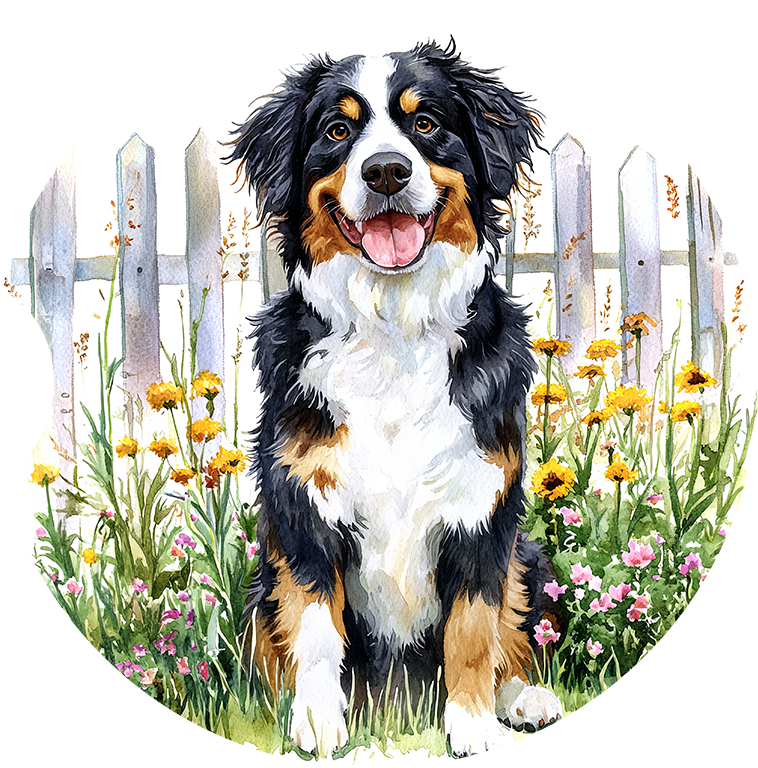 Bernese Mountain Dog Car Coaster