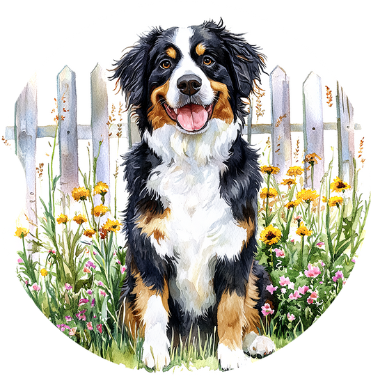 Bernese Mountain Dog Car Coaster