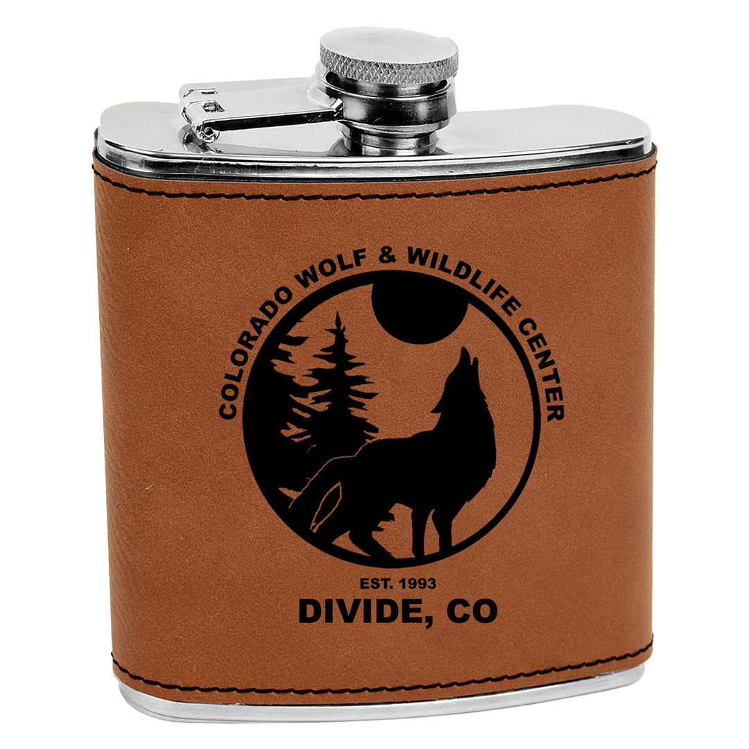 CWWC-Leatherette Flask
