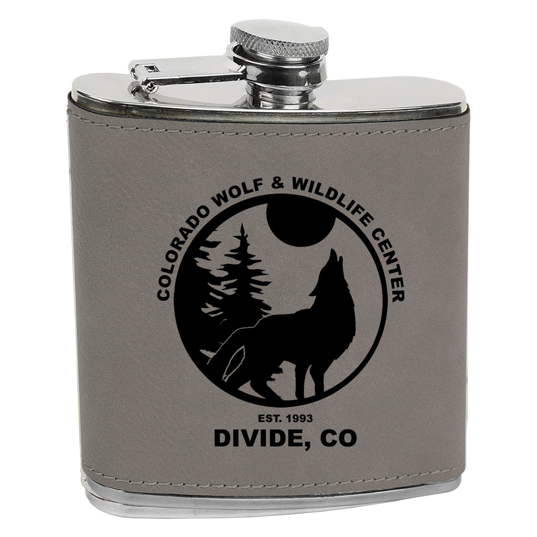 CWWC-Leatherette Flask