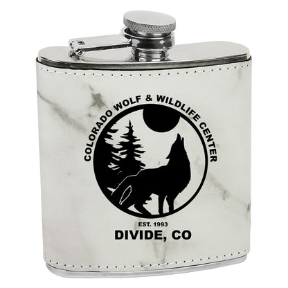 CWWC-Leatherette Flask
