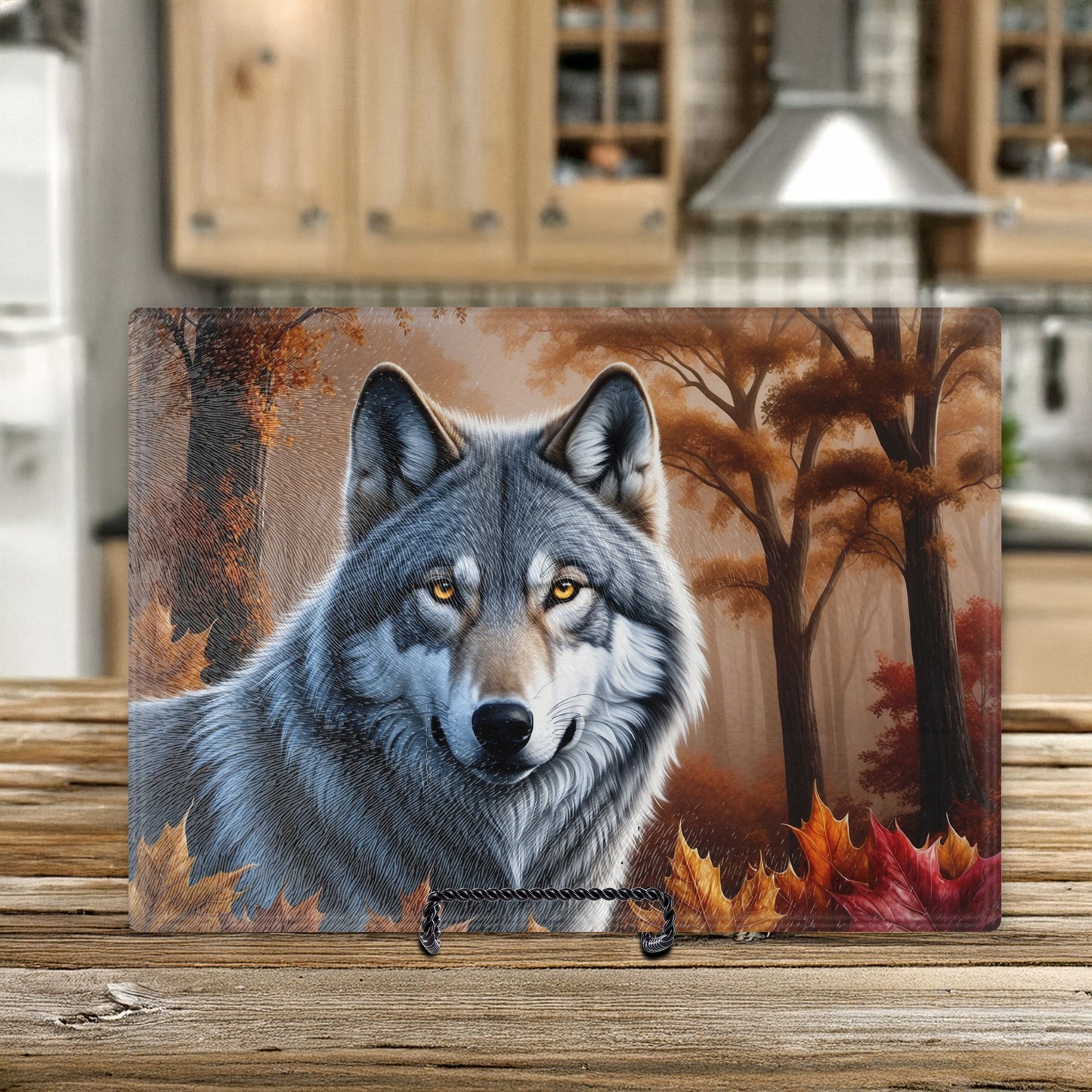 CWWC-Wolf Cutting Board