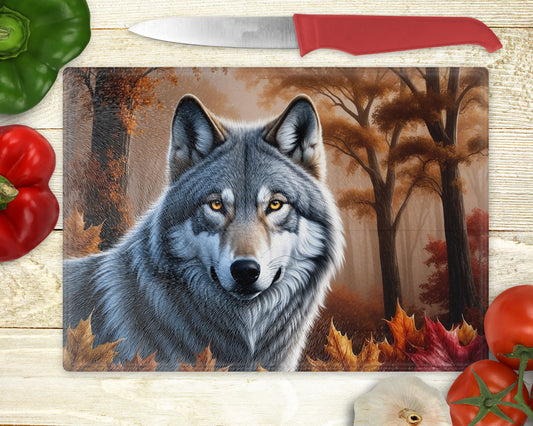 CWWC-Wolf Cutting Board