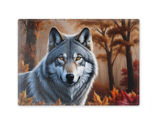 CWWC-Wolf Cutting Board