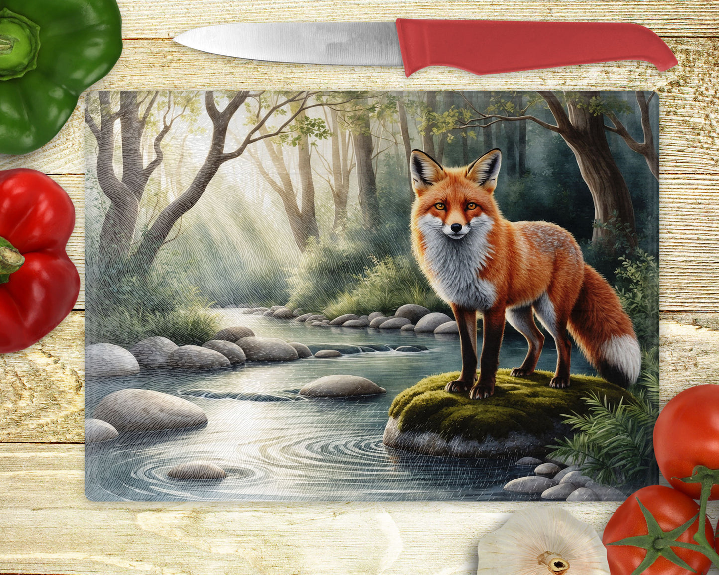 Fox Cutting Board