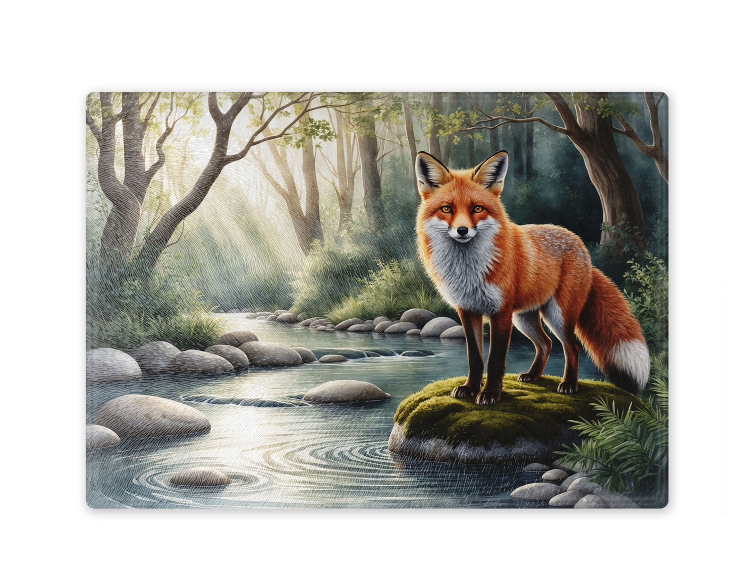 Fox Cutting Board