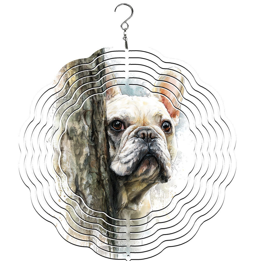 French Bulldog Wind Spinner