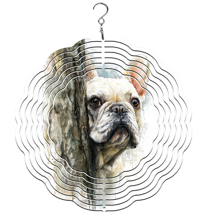 French Bulldog Wind Spinner