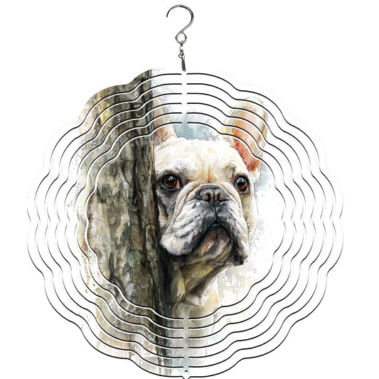 French Bulldog Wind Spinner