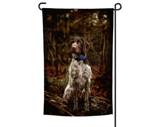 German Wirehaired Pointer Garden Flag