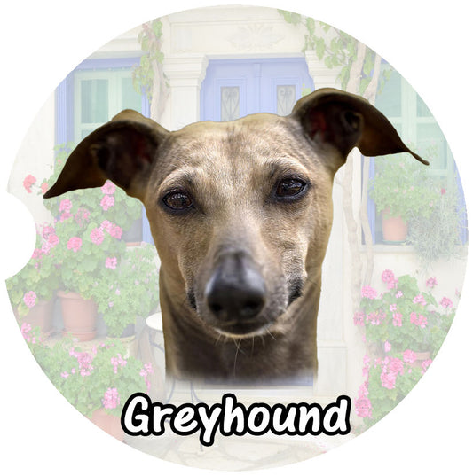 Greyhound Car Coaster